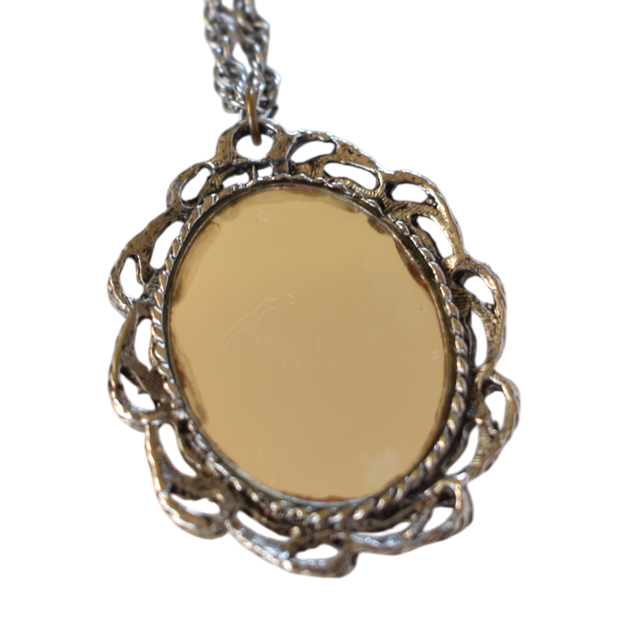 No. 2454 "Mae" Portrait Pendant Necklace