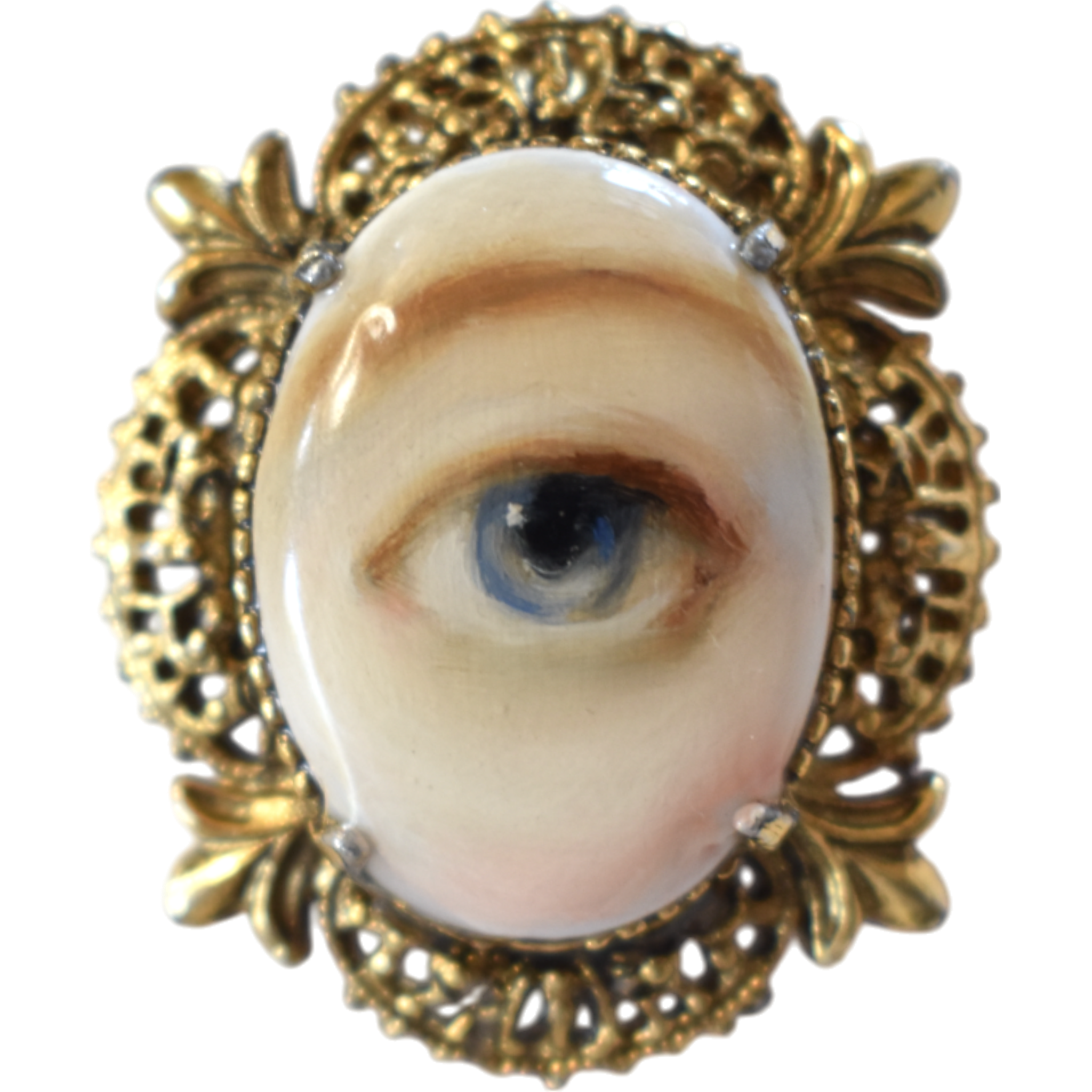 No. 2609 Lover's Eye Ornate Conversion Brooch-Pendant