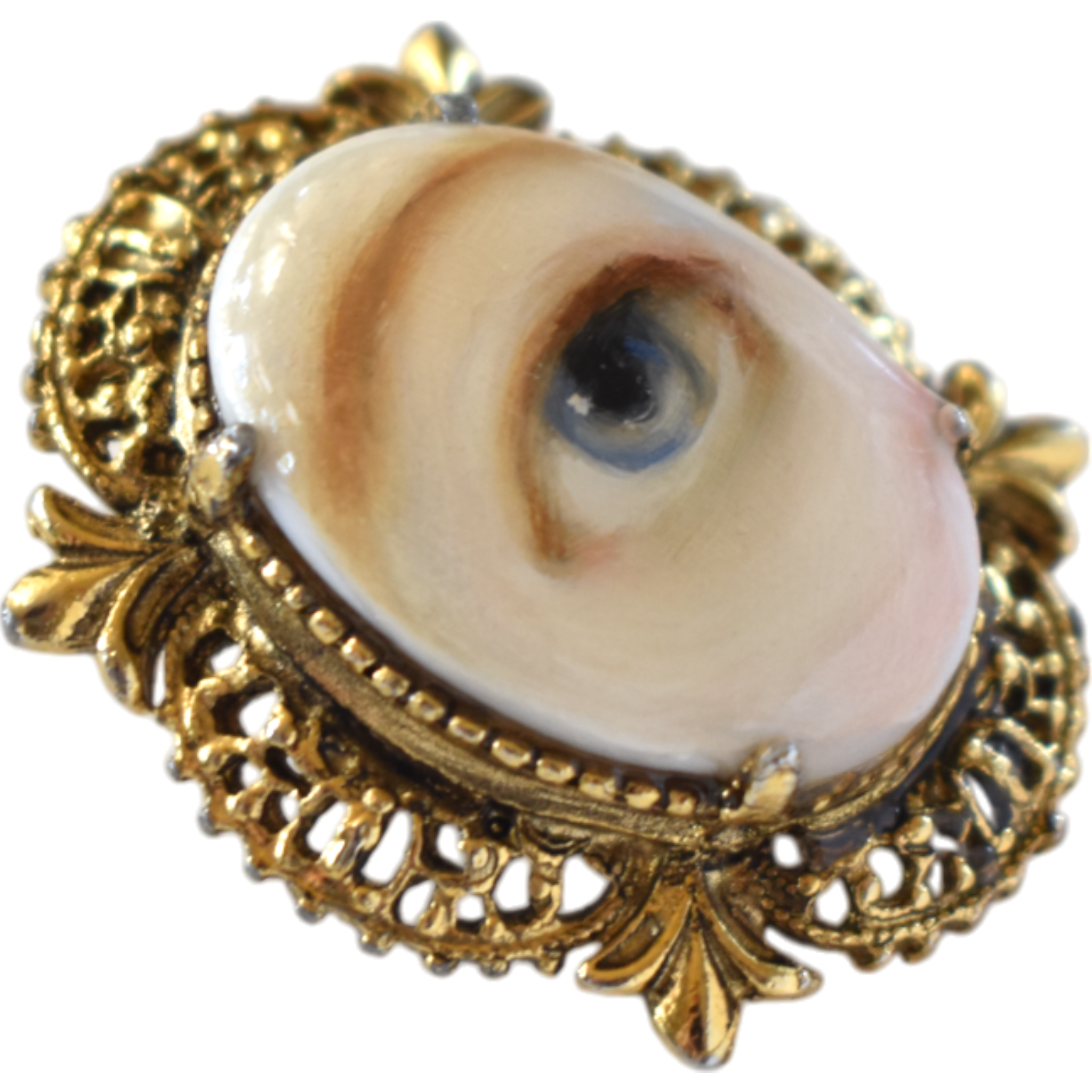 No. 2609 Lover's Eye Ornate Conversion Brooch-Pendant