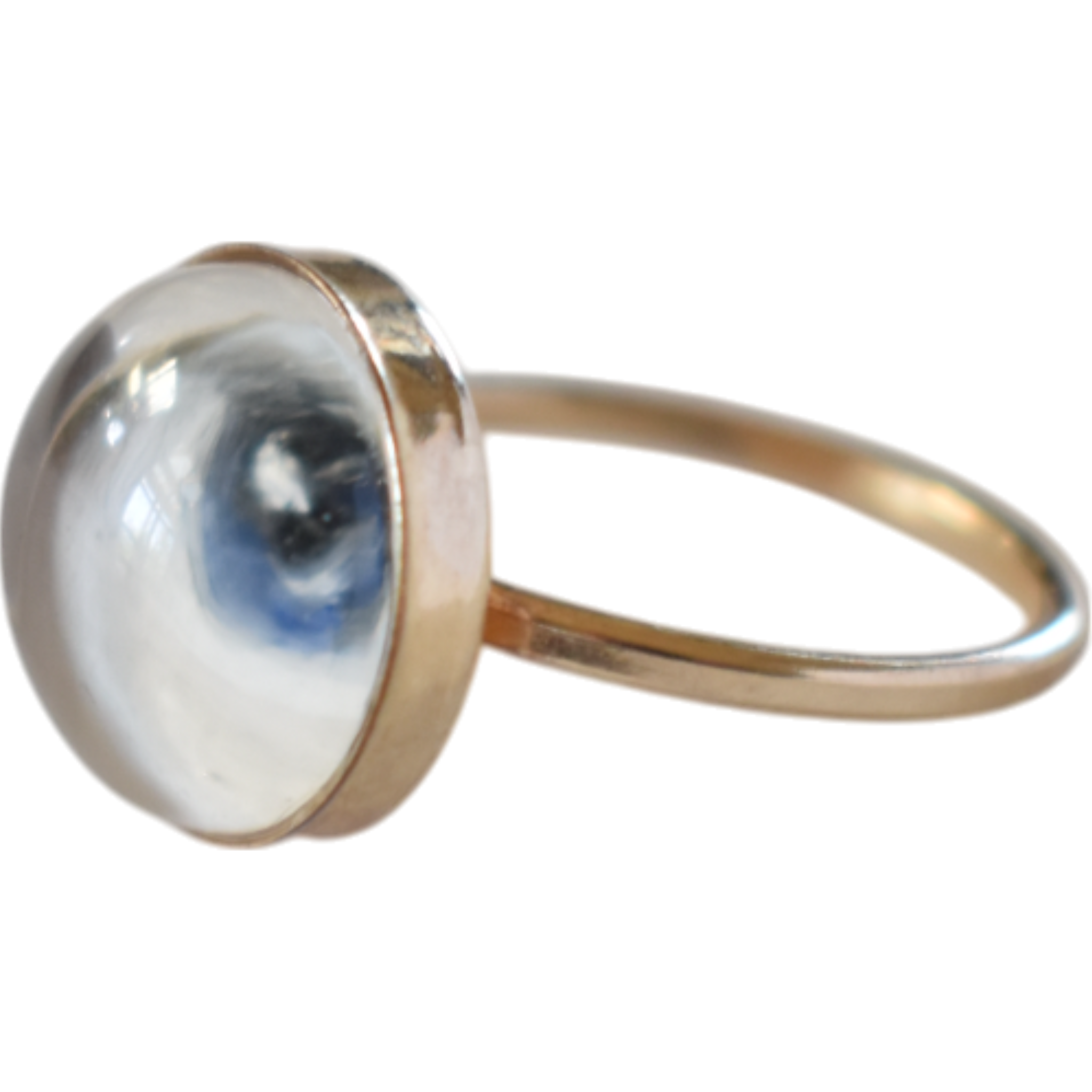 No. 2156 Lover's Eye Round Gold Filled Ring