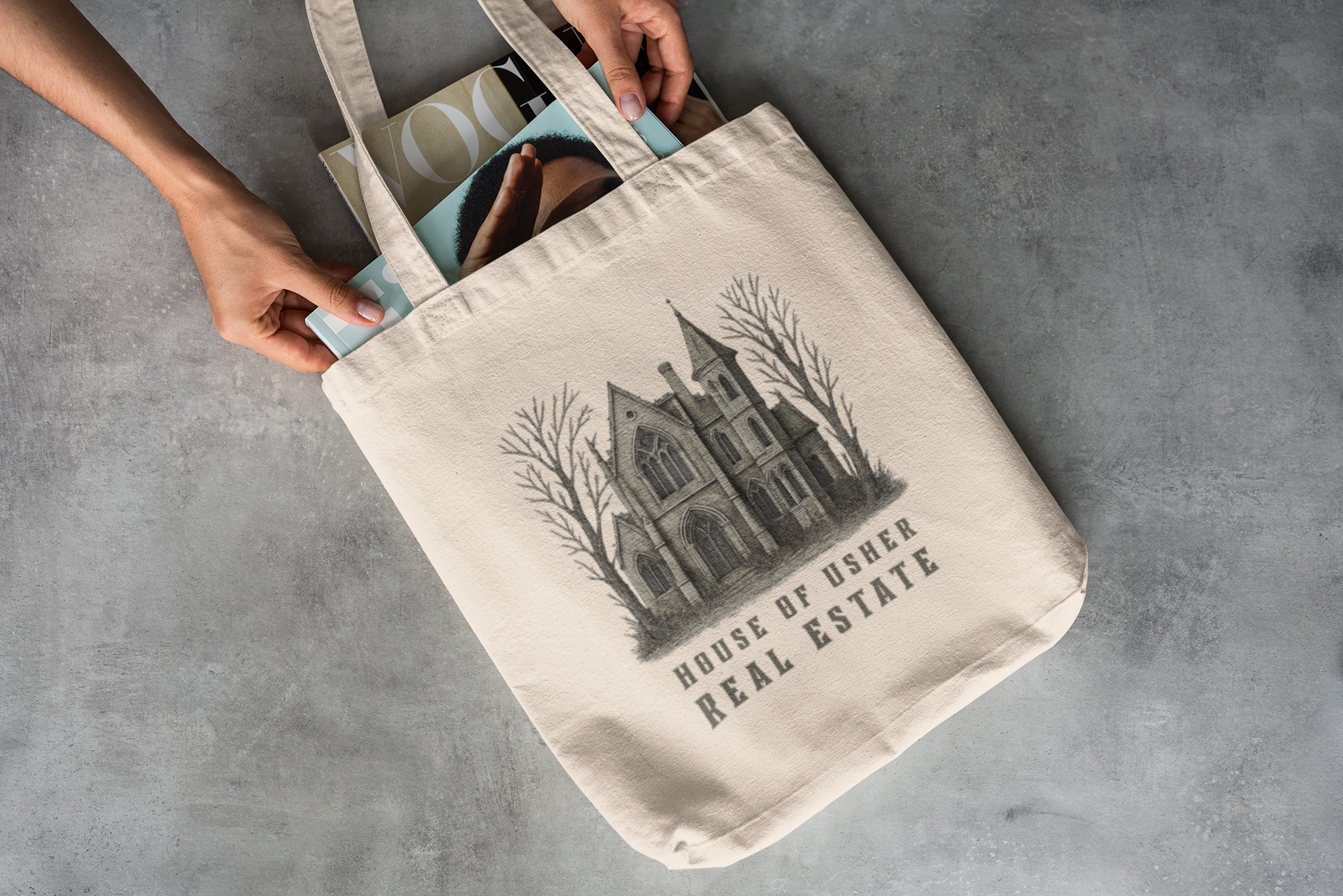 House of Usher Real Estate Tote Bag