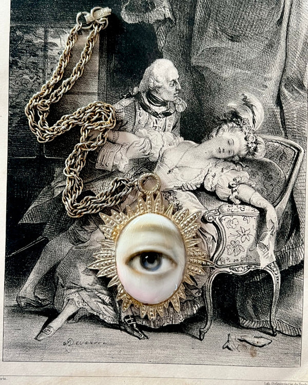 "Hera" - Lover's Eye Starburst Pendant Necklace