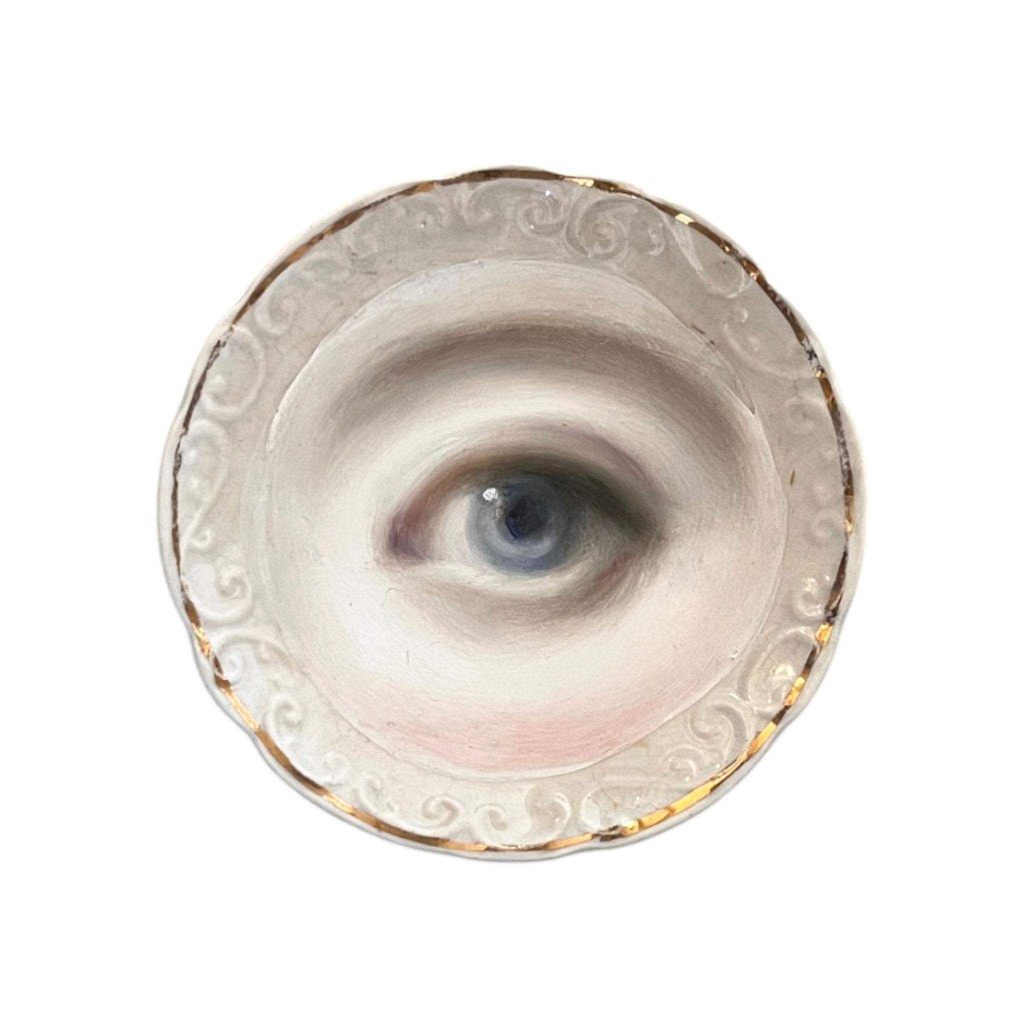 No. 3607 Miniature Lover's Eye Butter Pat Plate