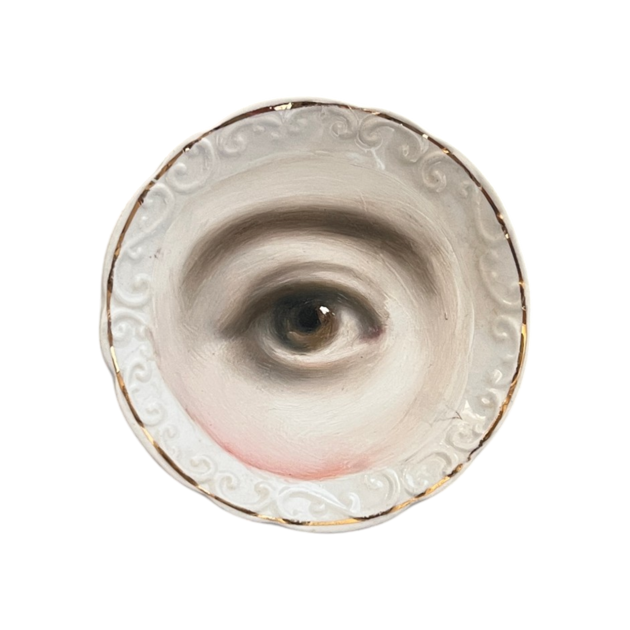 No. 3606 Miniature Lover's Eye Butter Pat Plate