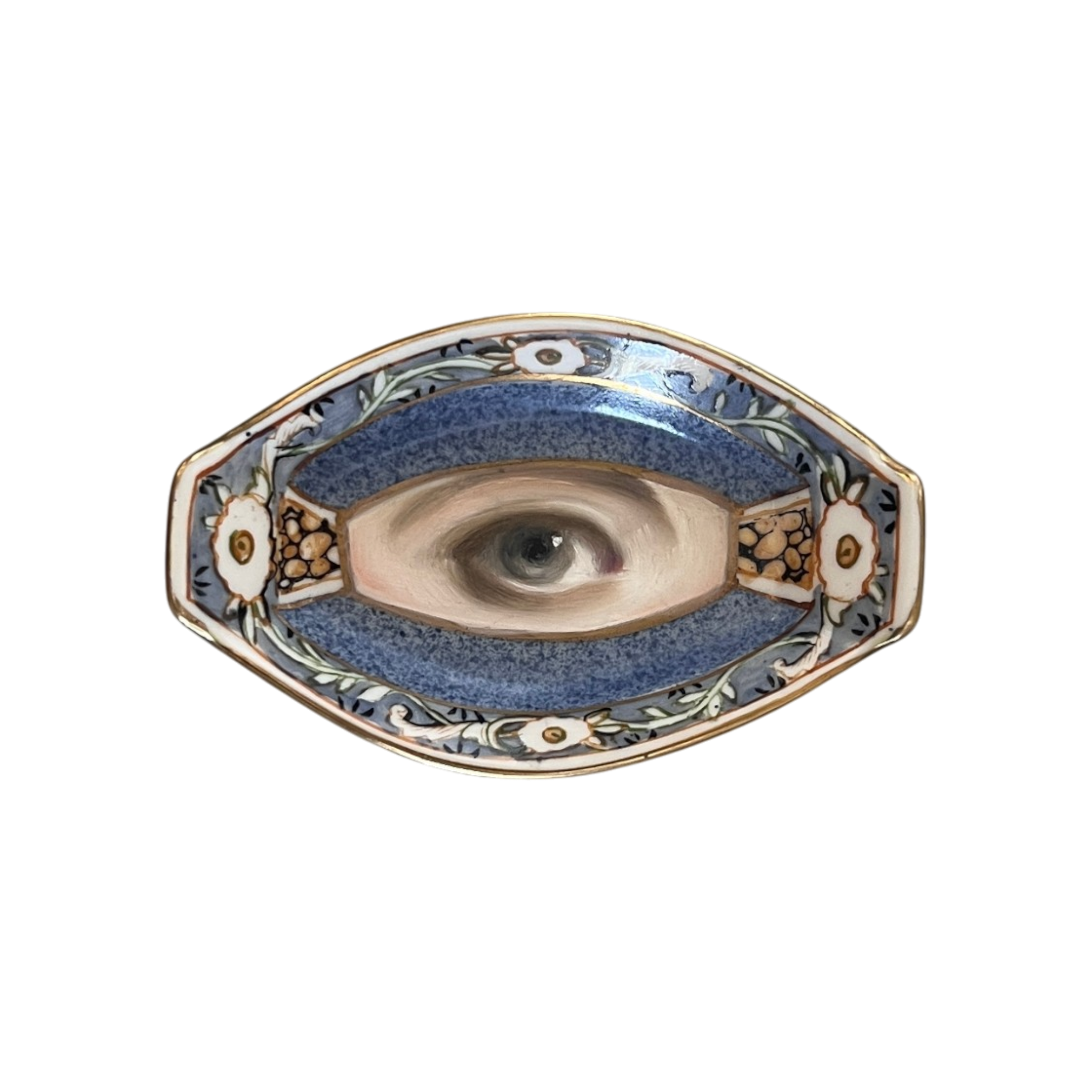 No. 3618 Miniature Lover's Eye Art Deco Plate