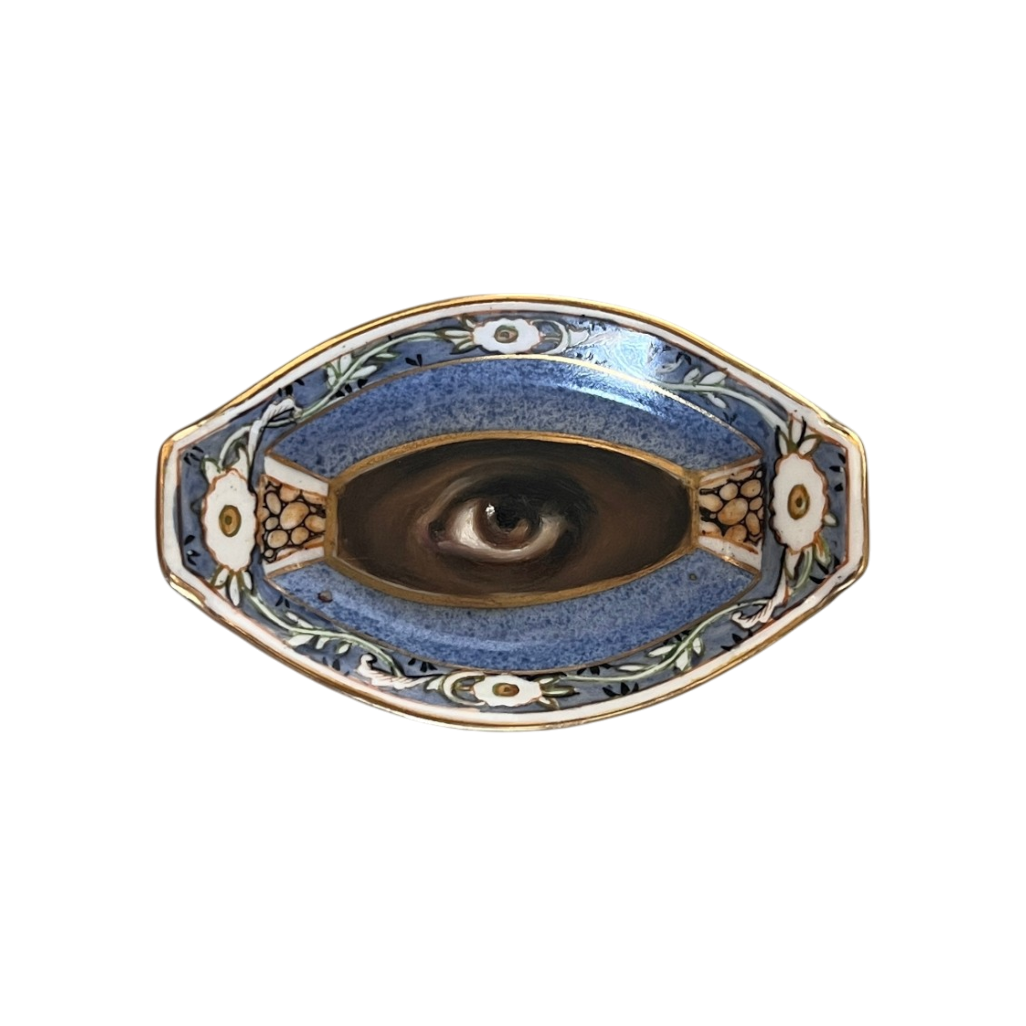 No. 3621 Miniature Lover's Eye Art Deco Plate