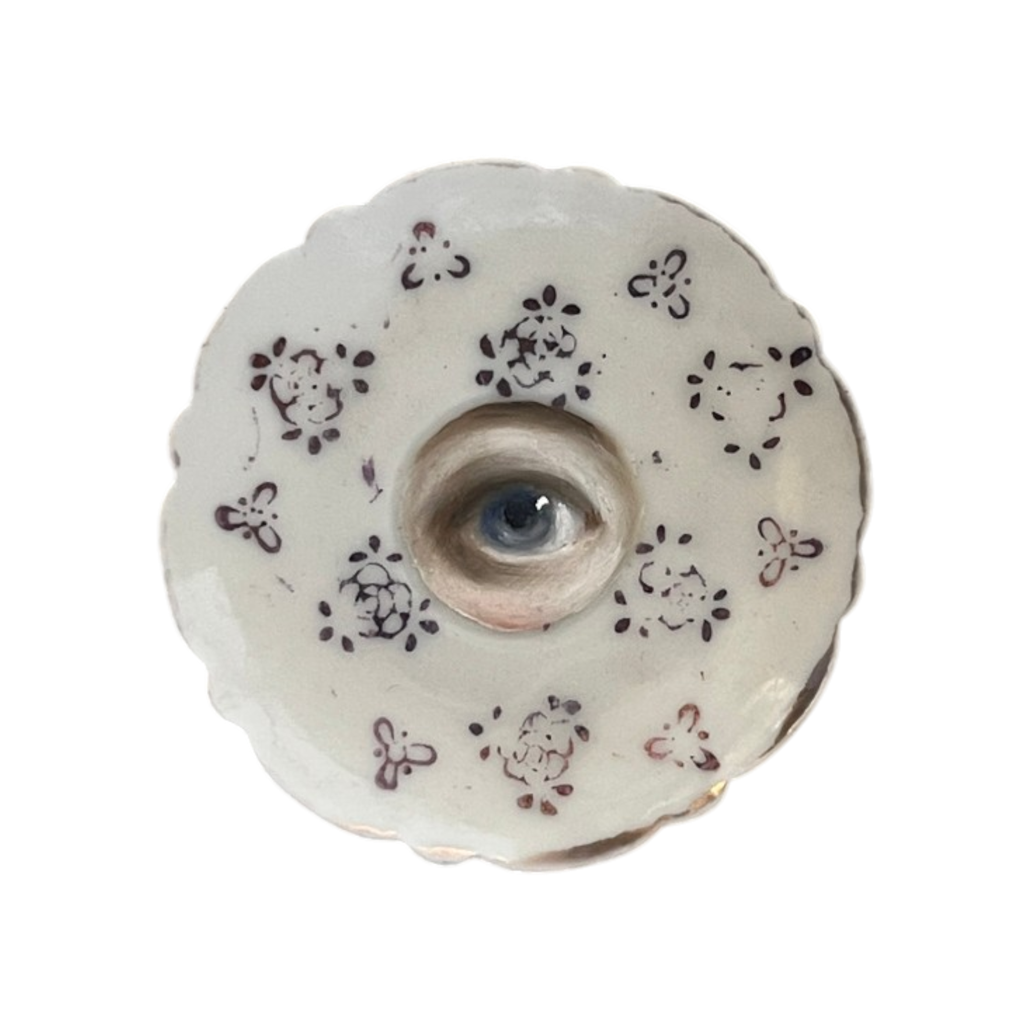 No. 3629 Miniature Lover's Eye Butter Pat