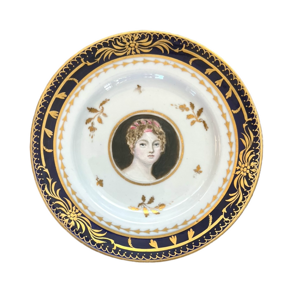 Miniature Portrait Plate: "Elspeth Received a Dazzling Five Offers of Marriage in One Night"