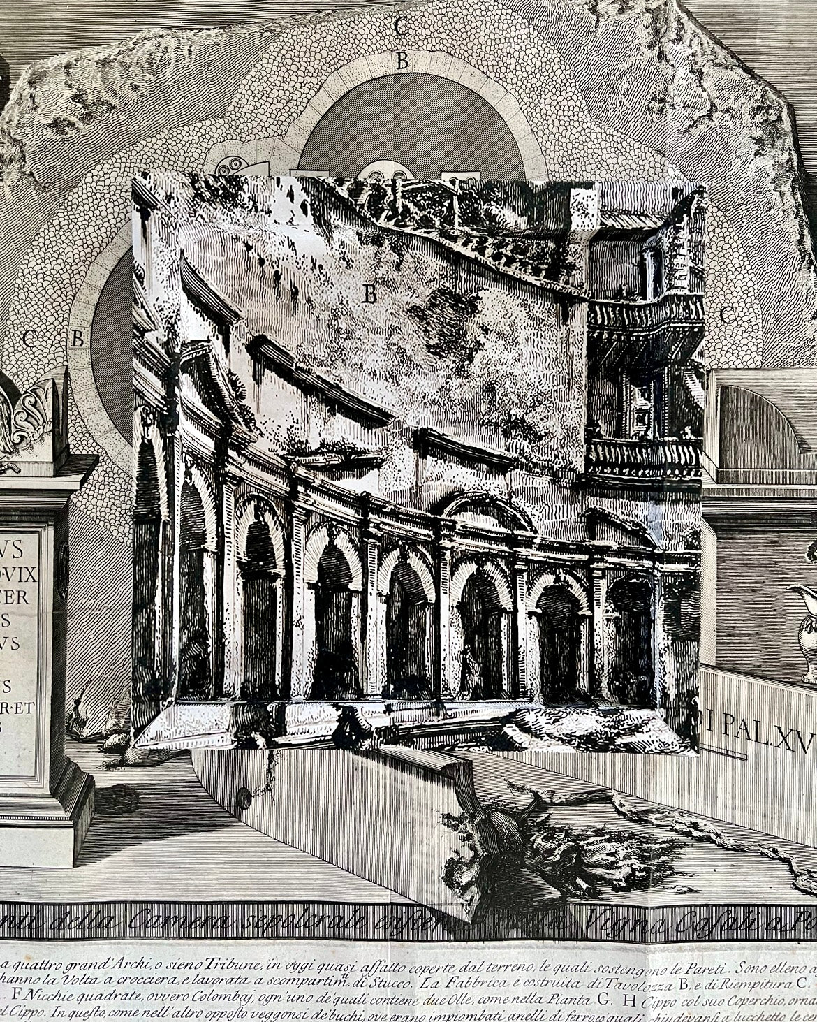 Frame No. 1 - Piranesi (8" for plates 4.25"-6")