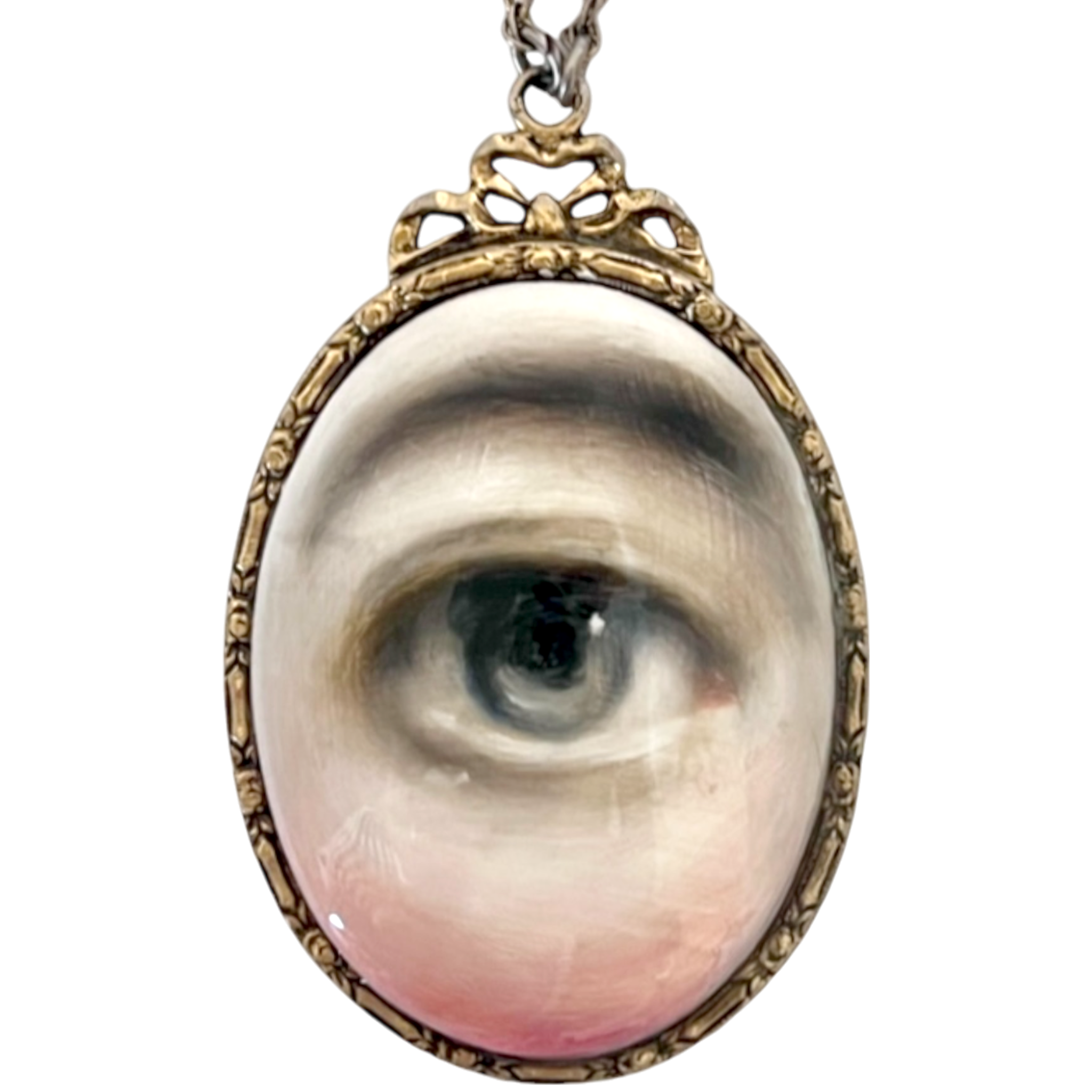 No. 2177 Lover's Eye Oval Pendant