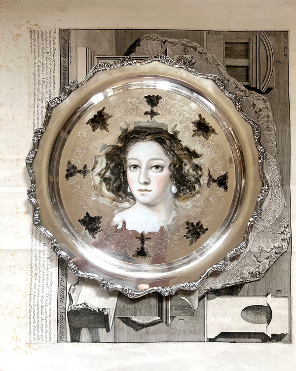 Portrait Plate: "Mathilda Had Dreams That Came True"