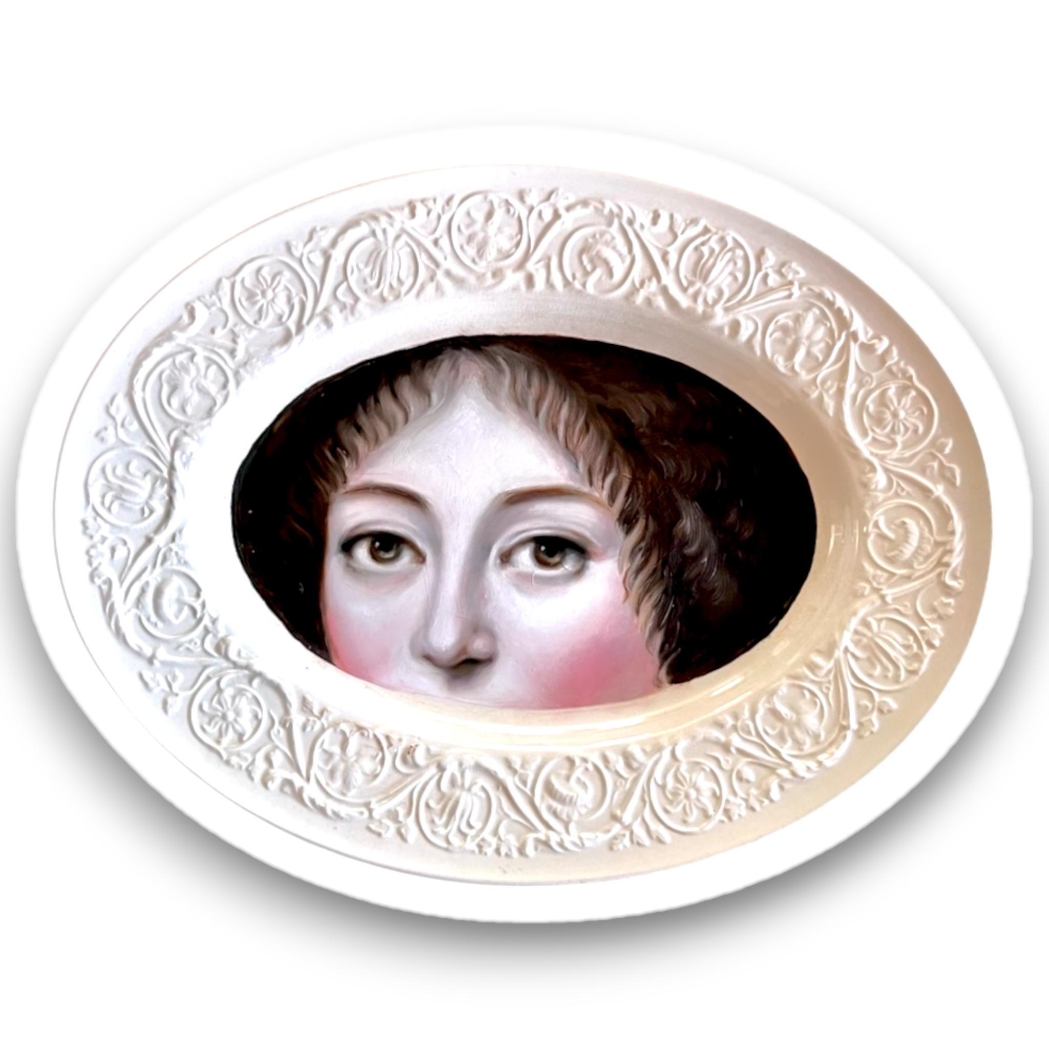 No. 2746 "Araminta Knew the Art of Being Alone" Portrait Platter