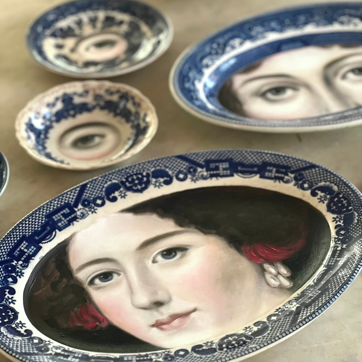 No. 2744 "Ann Was Always There When People Needed Her the Most" Portrait Platter