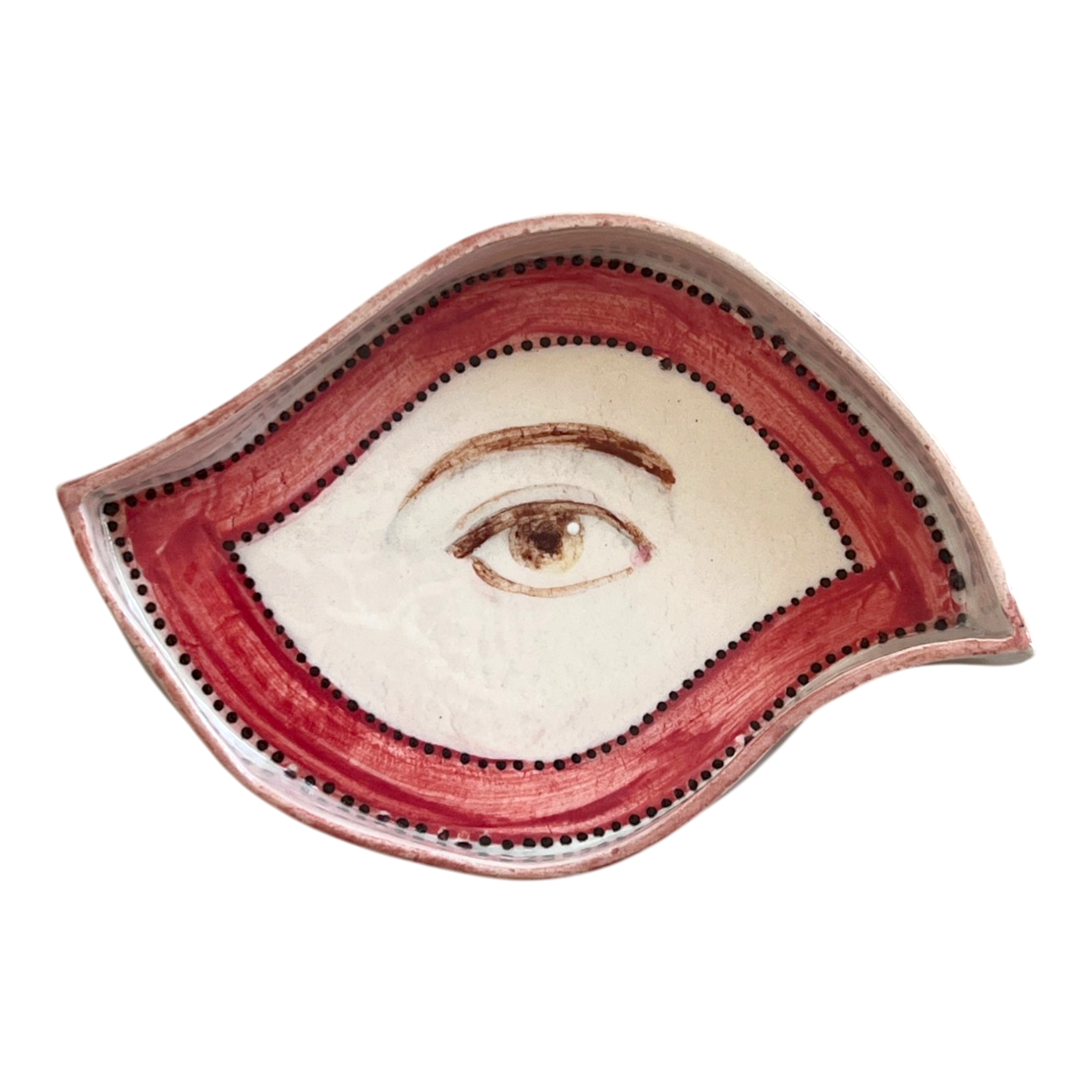 No. 205 Lover's Eye Vide-Poche - Coral (Seconds)