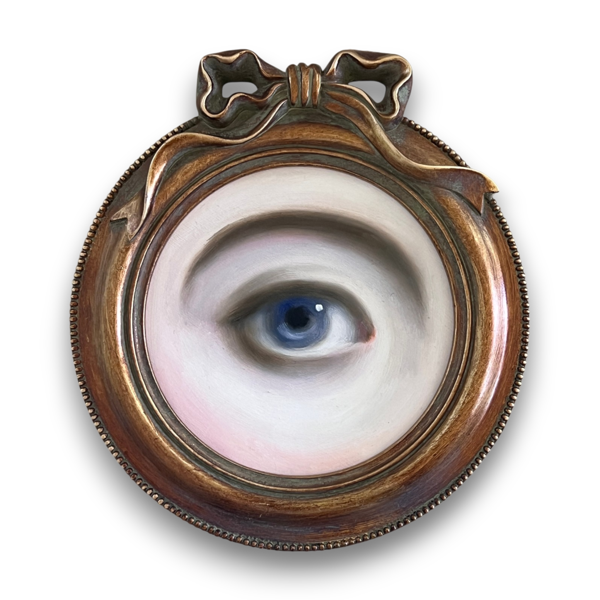No. 3708 Lover's Eye Painting in a Frame