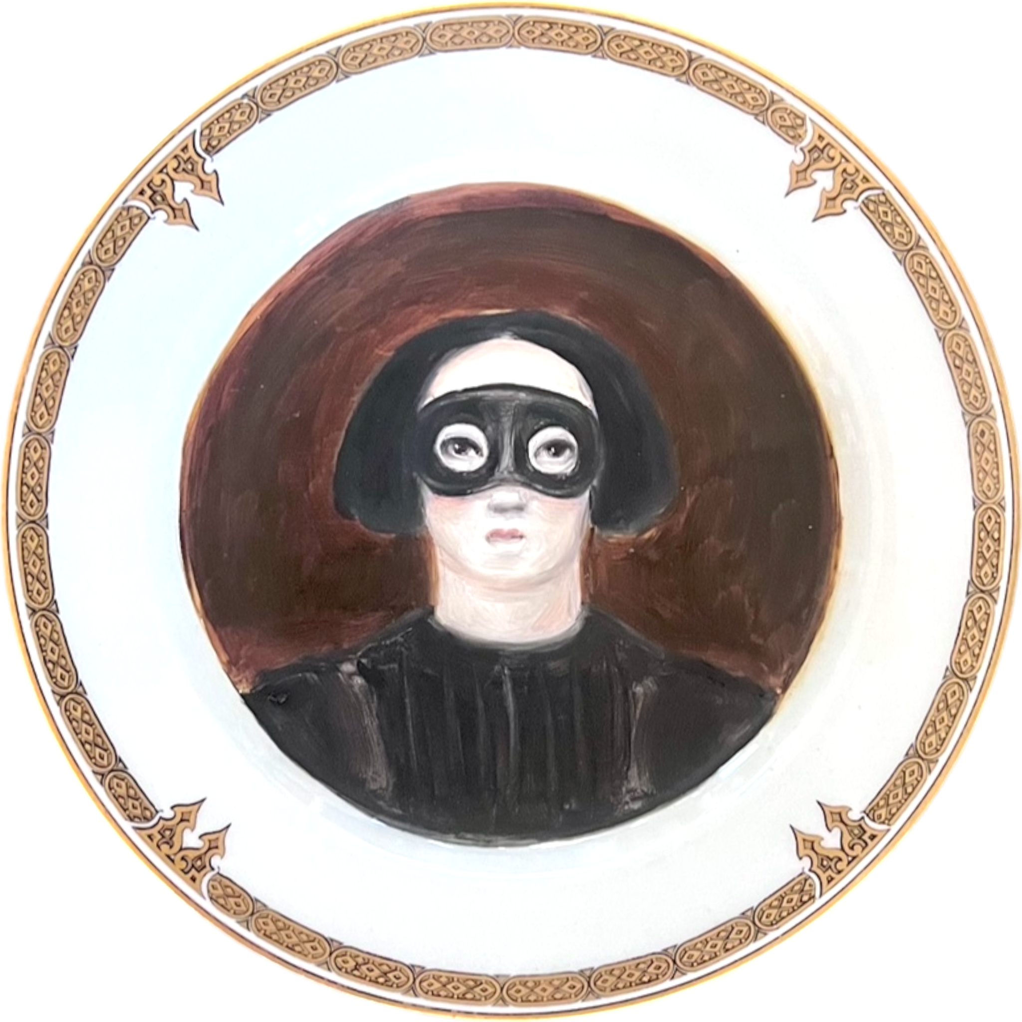 No. 2254 "Constance Decided to Allow Herself Just the One Night of Adventure" Portrait Plate