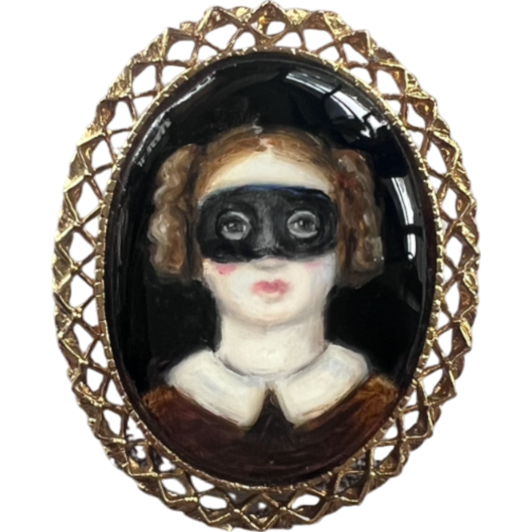 No. 2258 "Marjorie" Portrait Pendant-Brooch