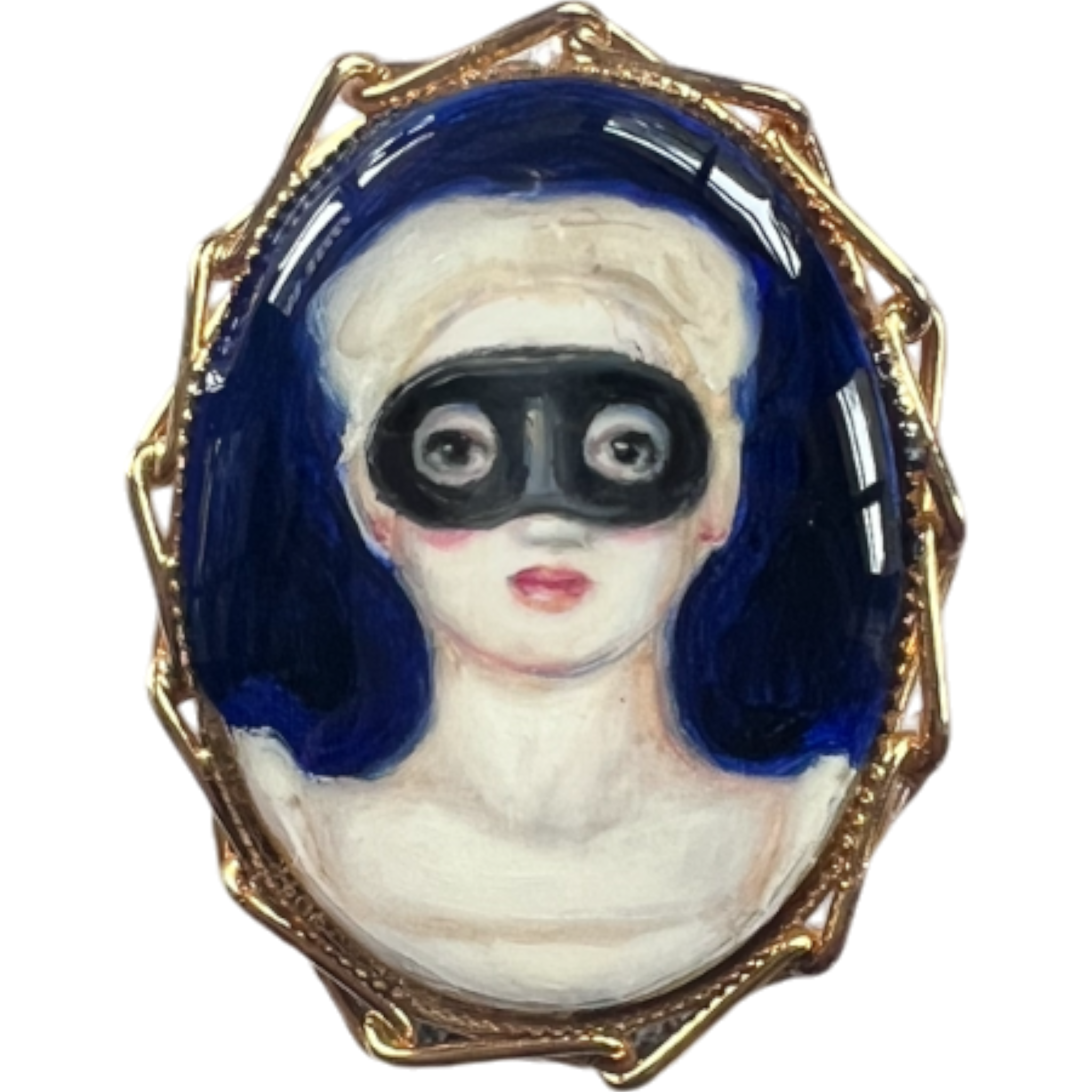 No. 2257 "Philomena" Portrait Brooch