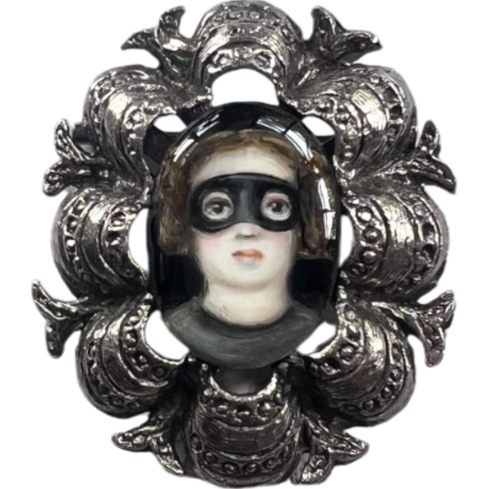 No. 2259 "Audrey" Portrait Brooch