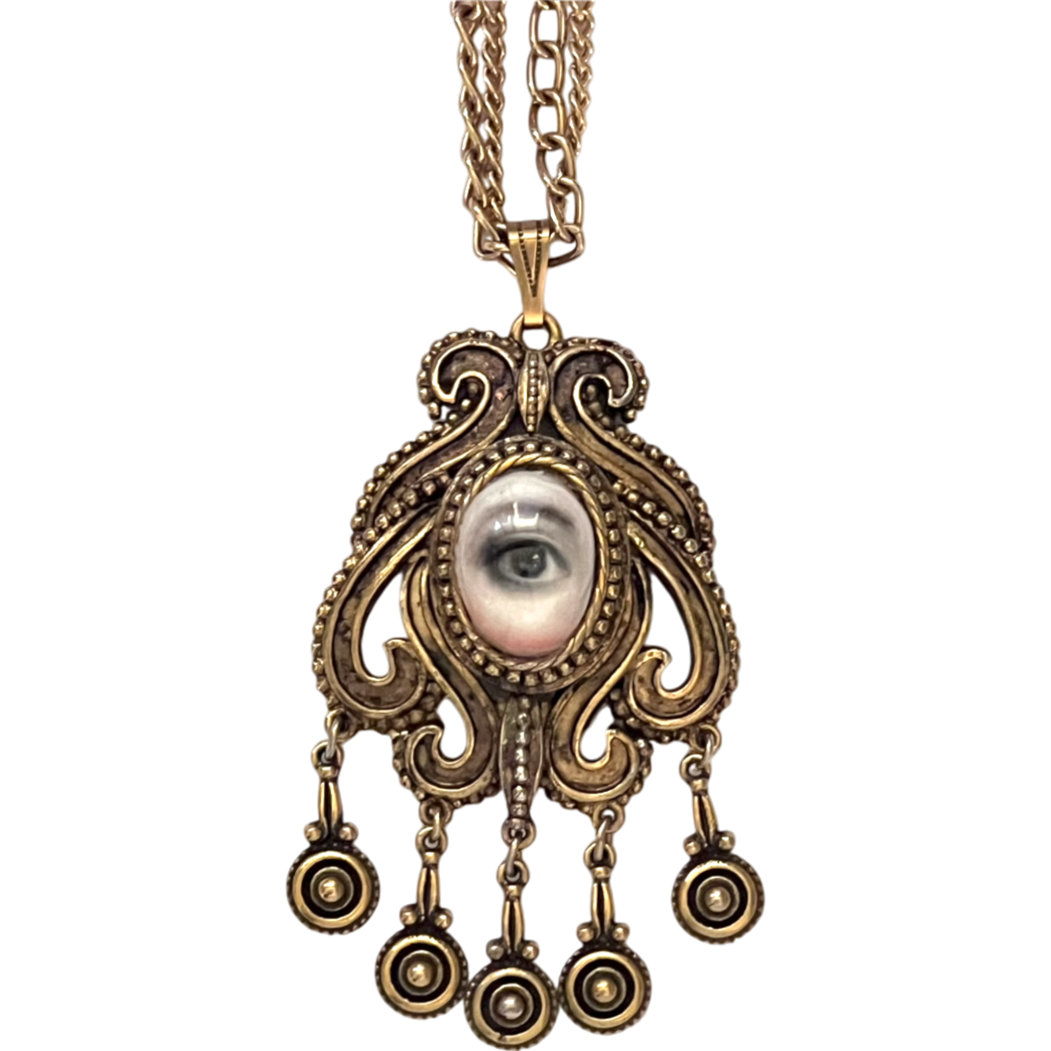 No. 2262 Lover's Eye Pendant Necklace