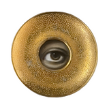 New! - Lover's Eye Painting on a Gold Luster Plate