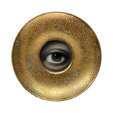 New! - Lover's Eye Painting on a Gold Luster Plate