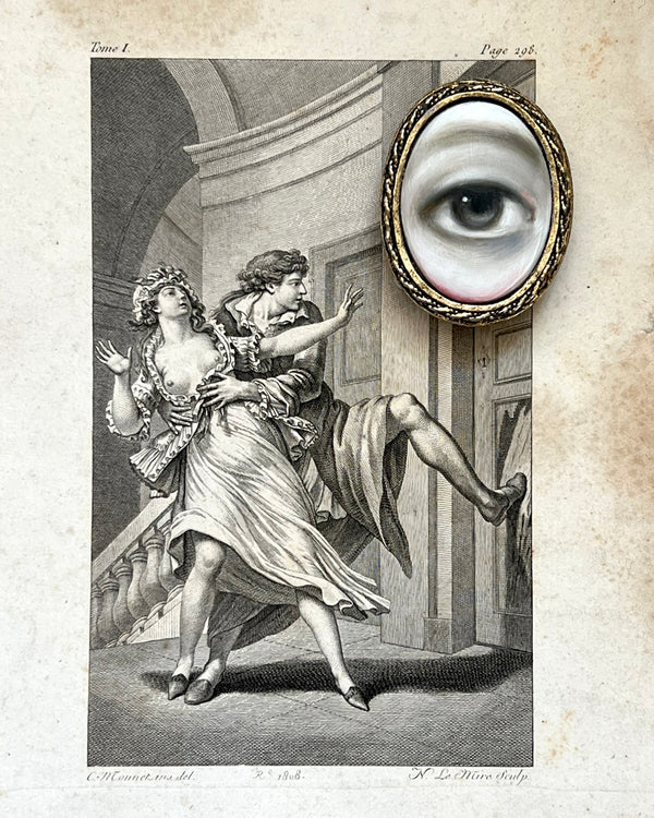 New! - Lover's Eye Convertible Pendant Brooch