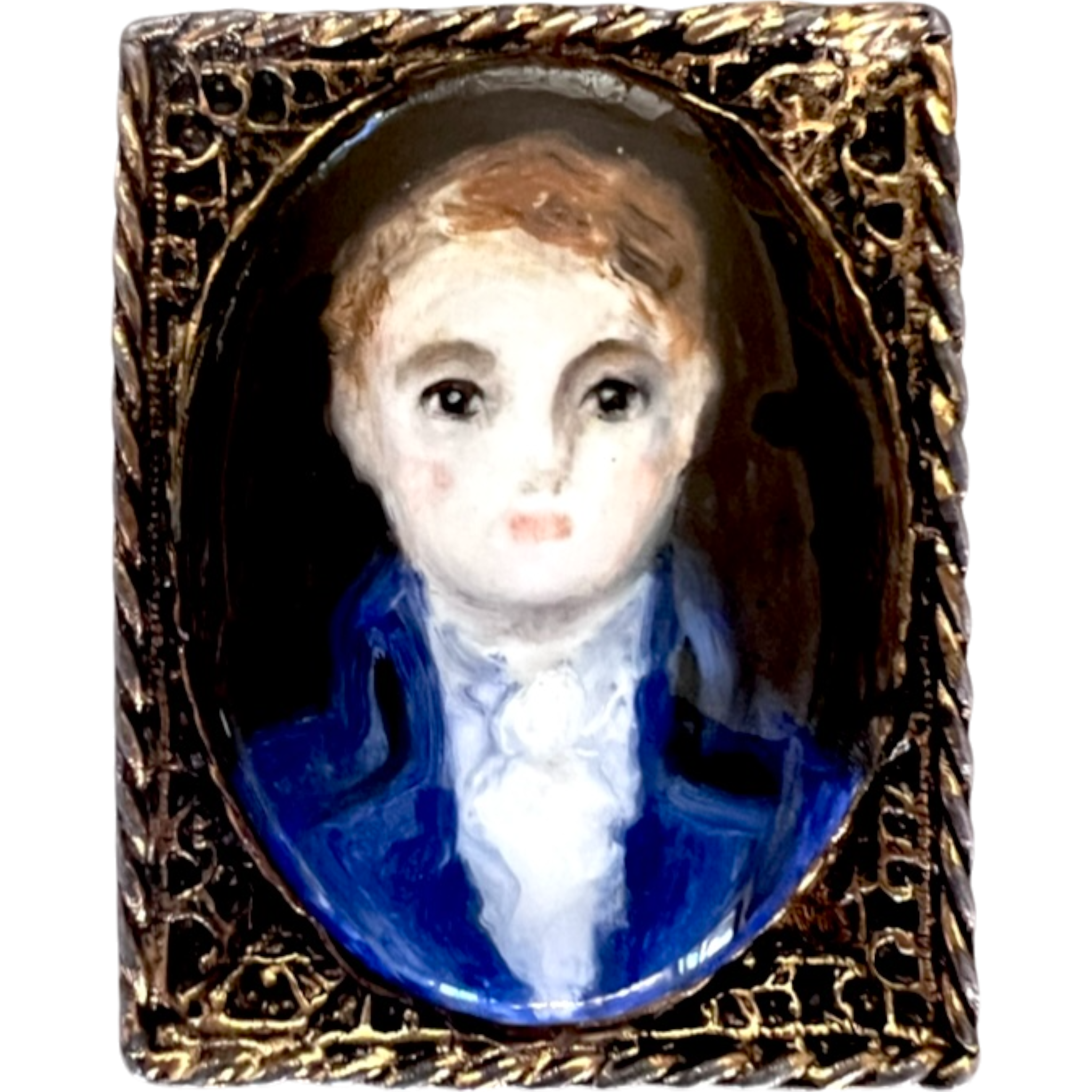 No. 2331 "Lawrence " Portrait Pendant-Brooch