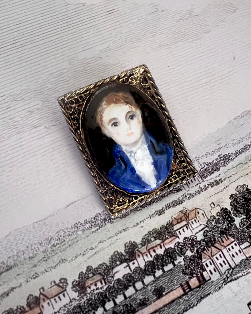 No. 2331 "Lawrence " Portrait Pendant-Brooch