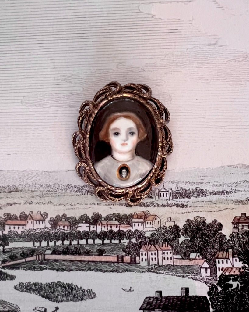 No. 2335 "Ottilie" Portrait Pendant-Brooch