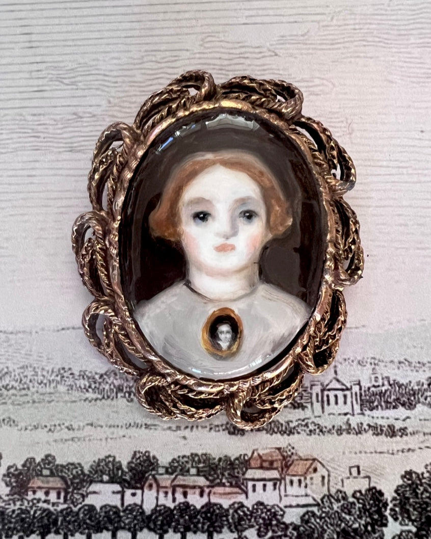 No. 2335 "Ottilie" Portrait Pendant-Brooch