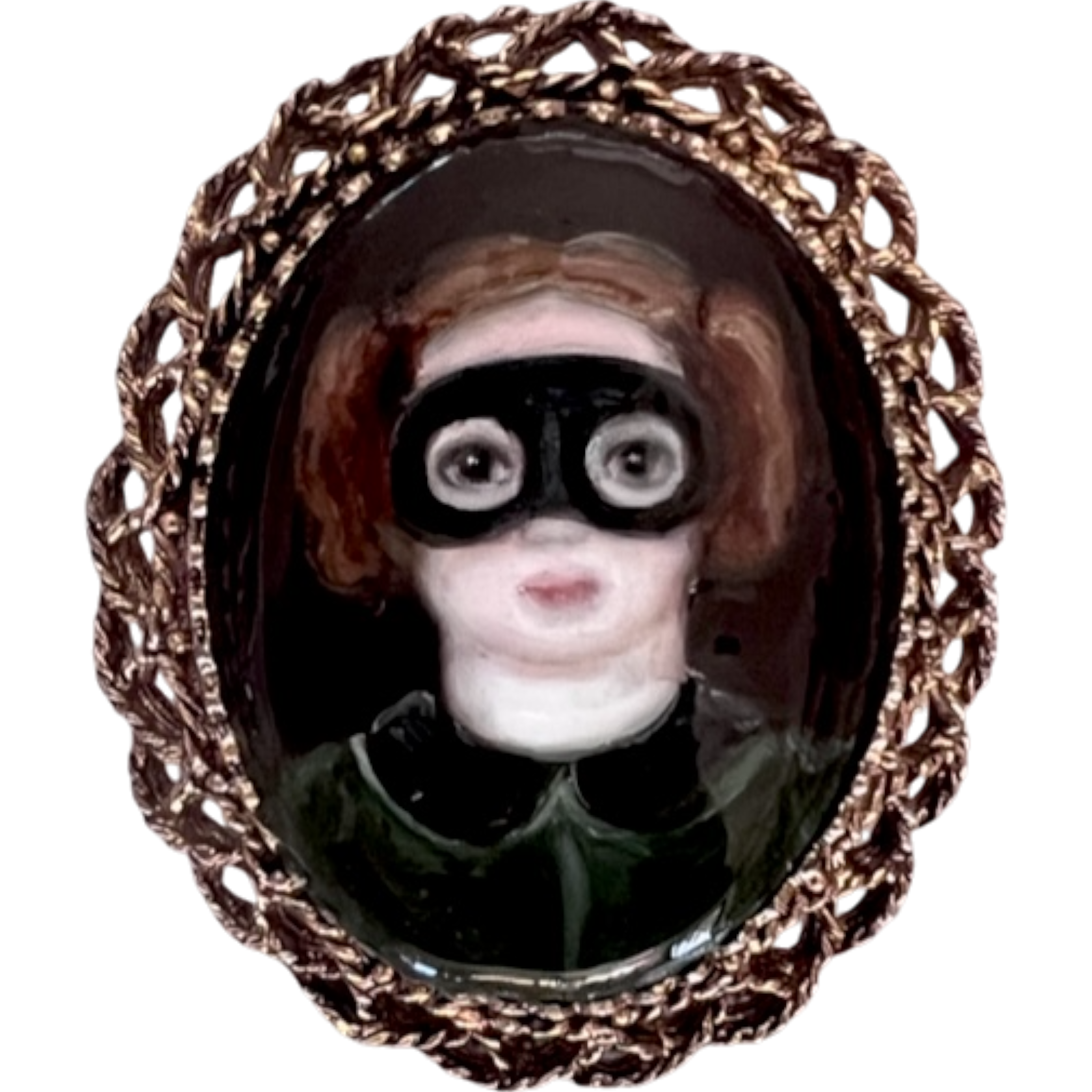 No. 2328 "Hortense" Portrait Pendant-Brooch