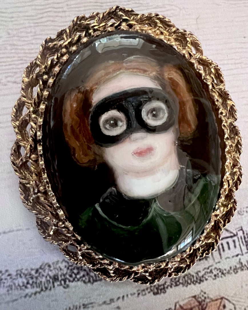 No. 2328 "Hortense" Portrait Pendant-Brooch