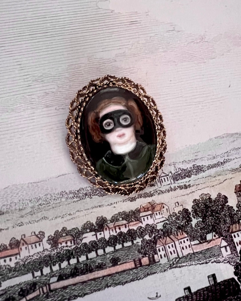 No. 2328 "Hortense" Portrait Pendant-Brooch