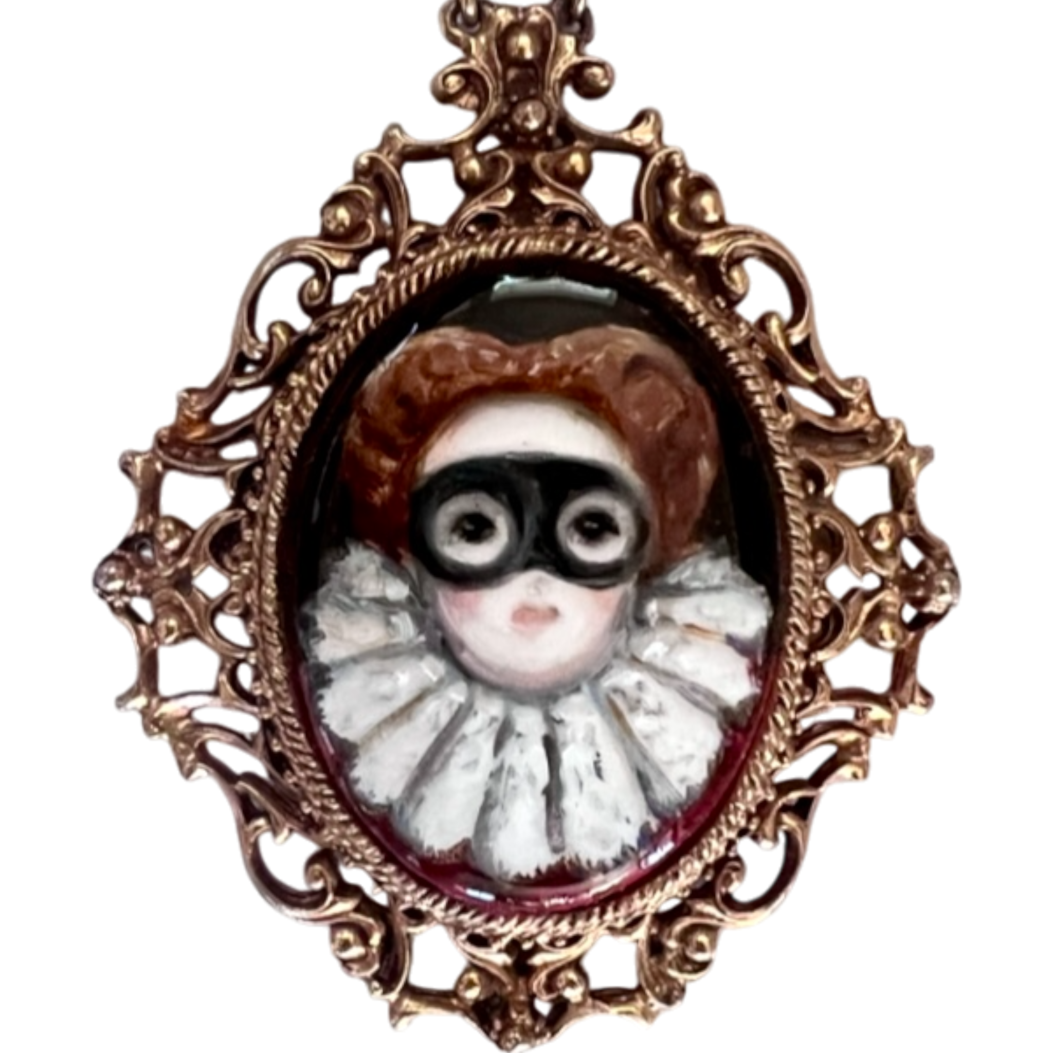 No. 2327 "Lizzie" Portrait Pendant