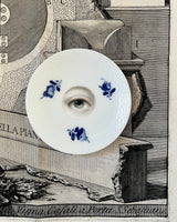 New! - Lover's Eye Painting on a Danish Royal Copenhagan Plate