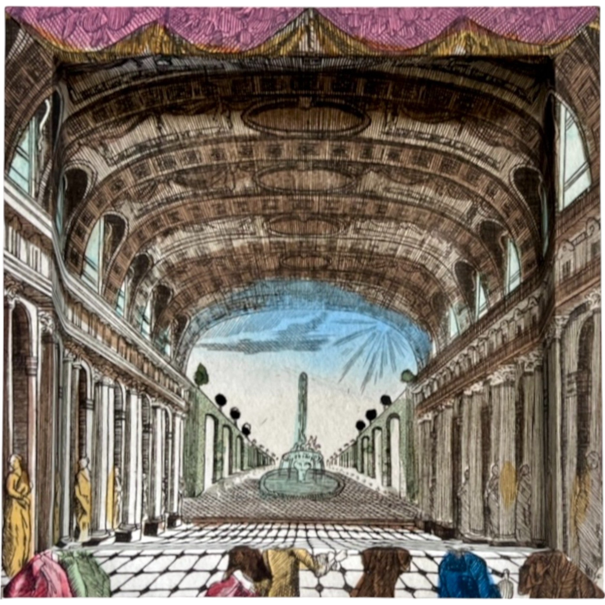 Frame No. 23 - Gallerie de Vaux Hall (8" for plates 4.25"-6")