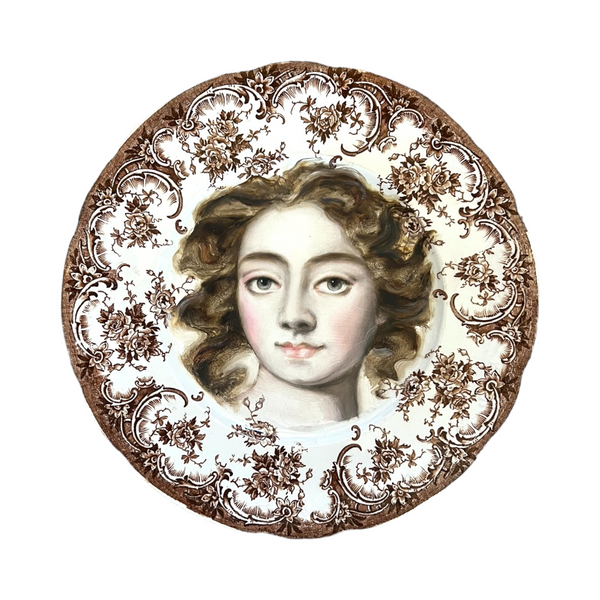 Portrait Plate: "Charlotte Suddenly Realized Her Life Was Her Own"