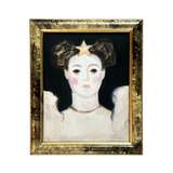 Storybook Portrait of Lady with Star