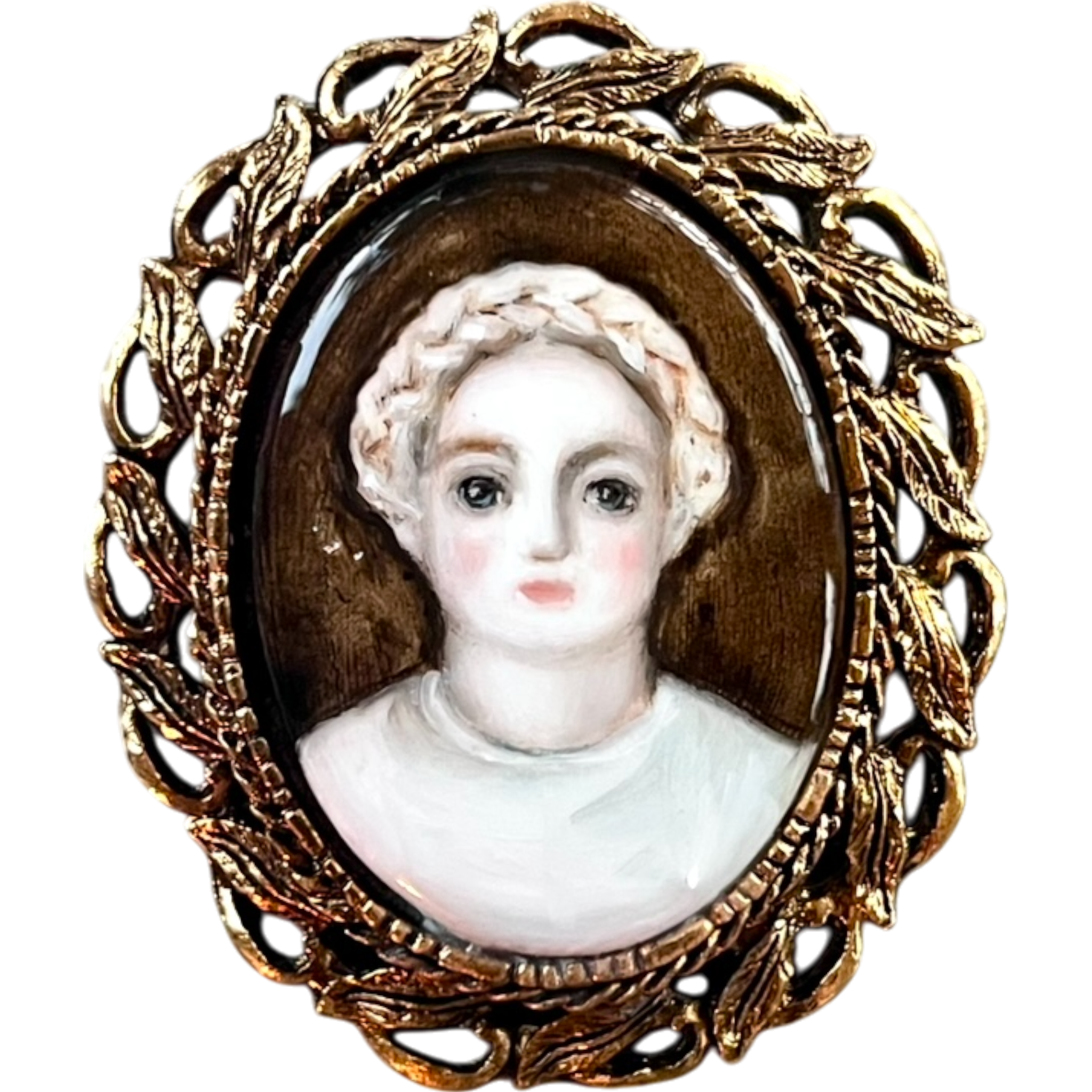 No. 2459 "Thea" Portrait-Brooch