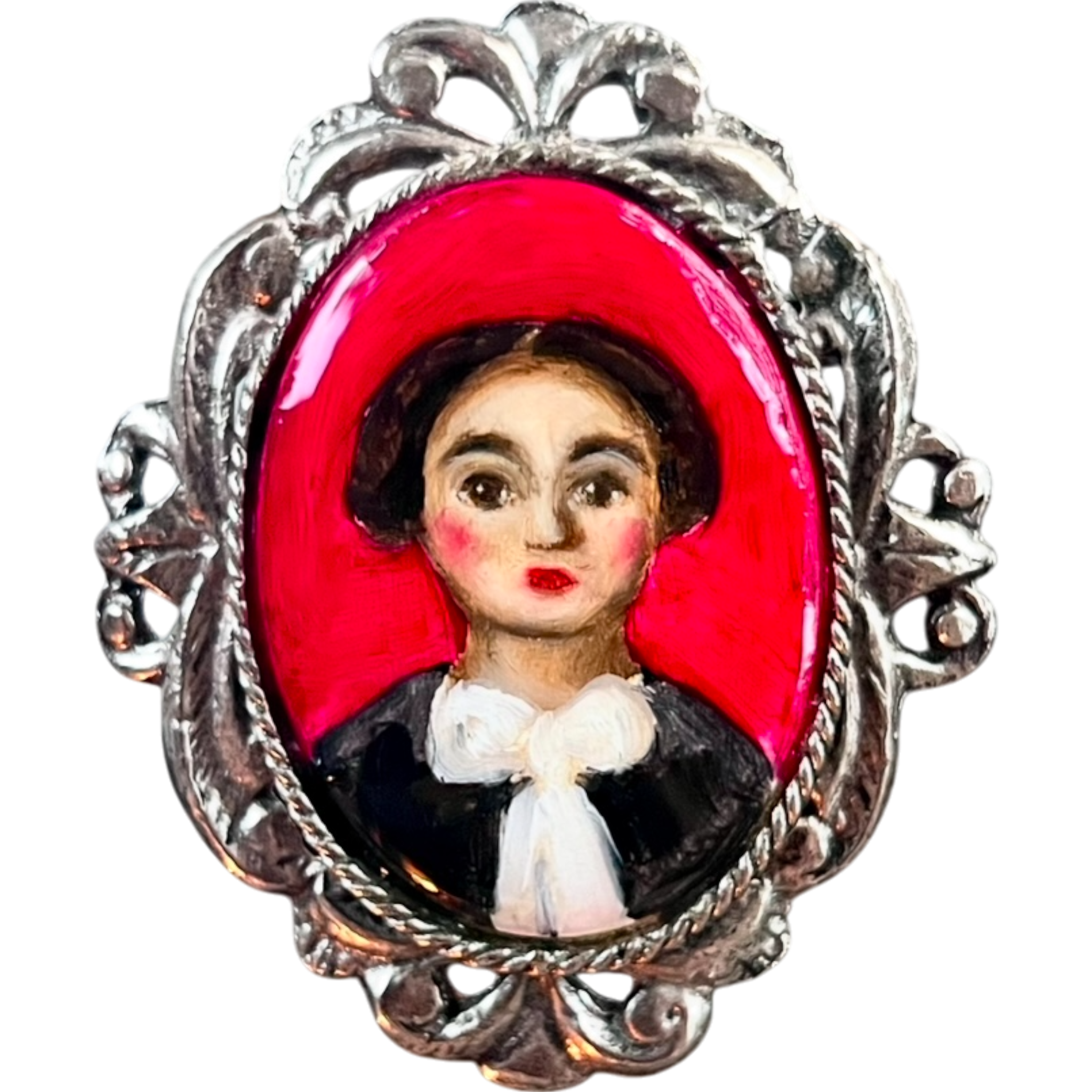 No. 2457 "Adelaide" Portrait-Brooch