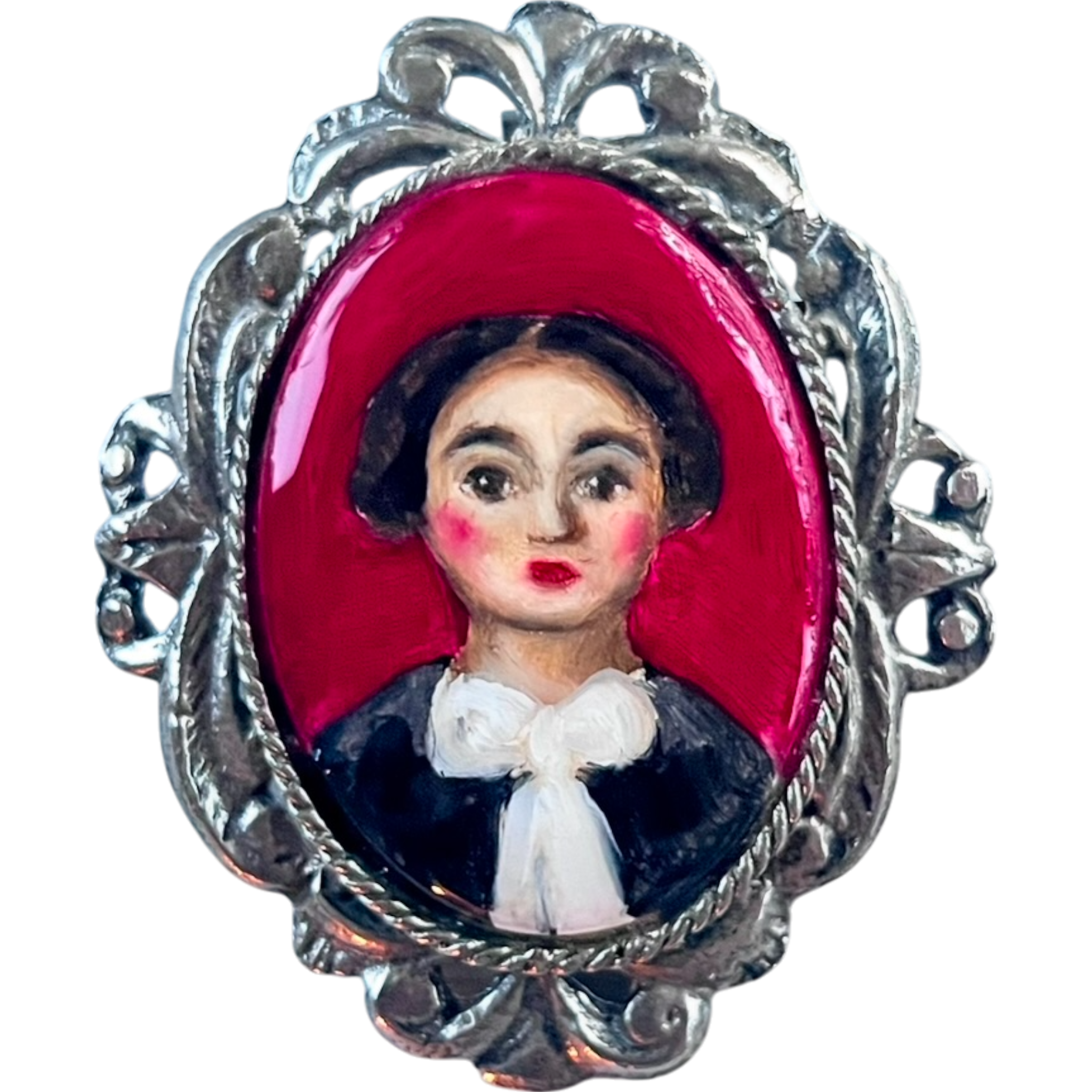 No. 2457 "Adelaide" Portrait-Brooch