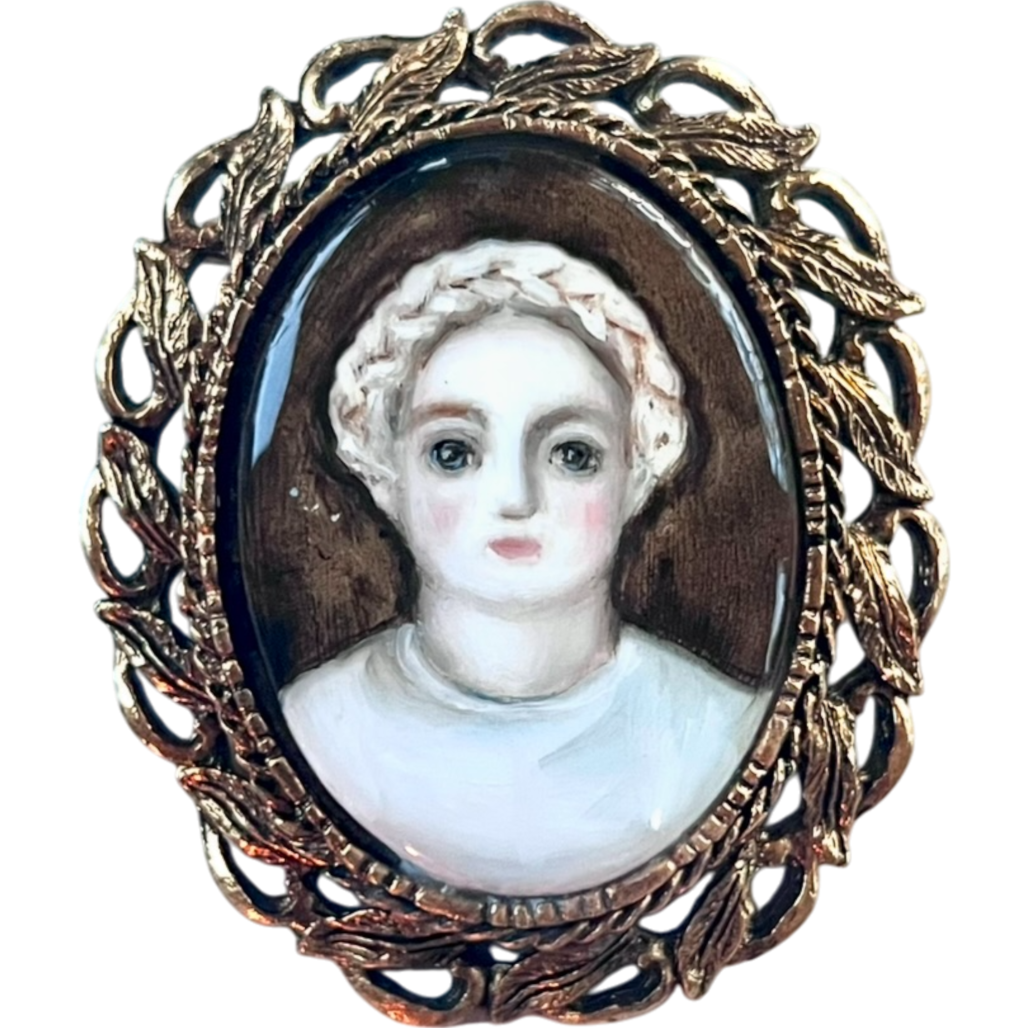 No. 2459 "Thea" Portrait-Brooch