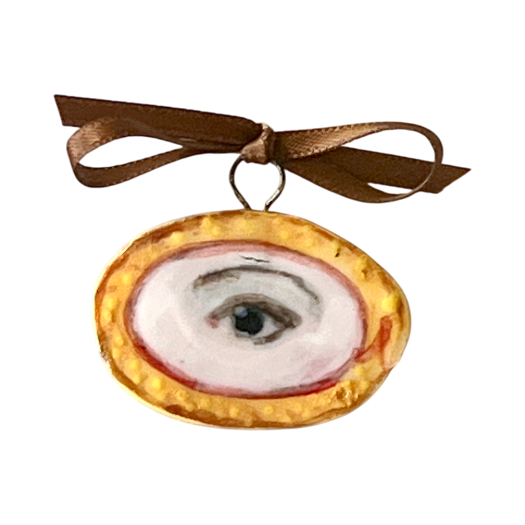 No. 209 Lover's Eye Charm - Gold Ouroboros