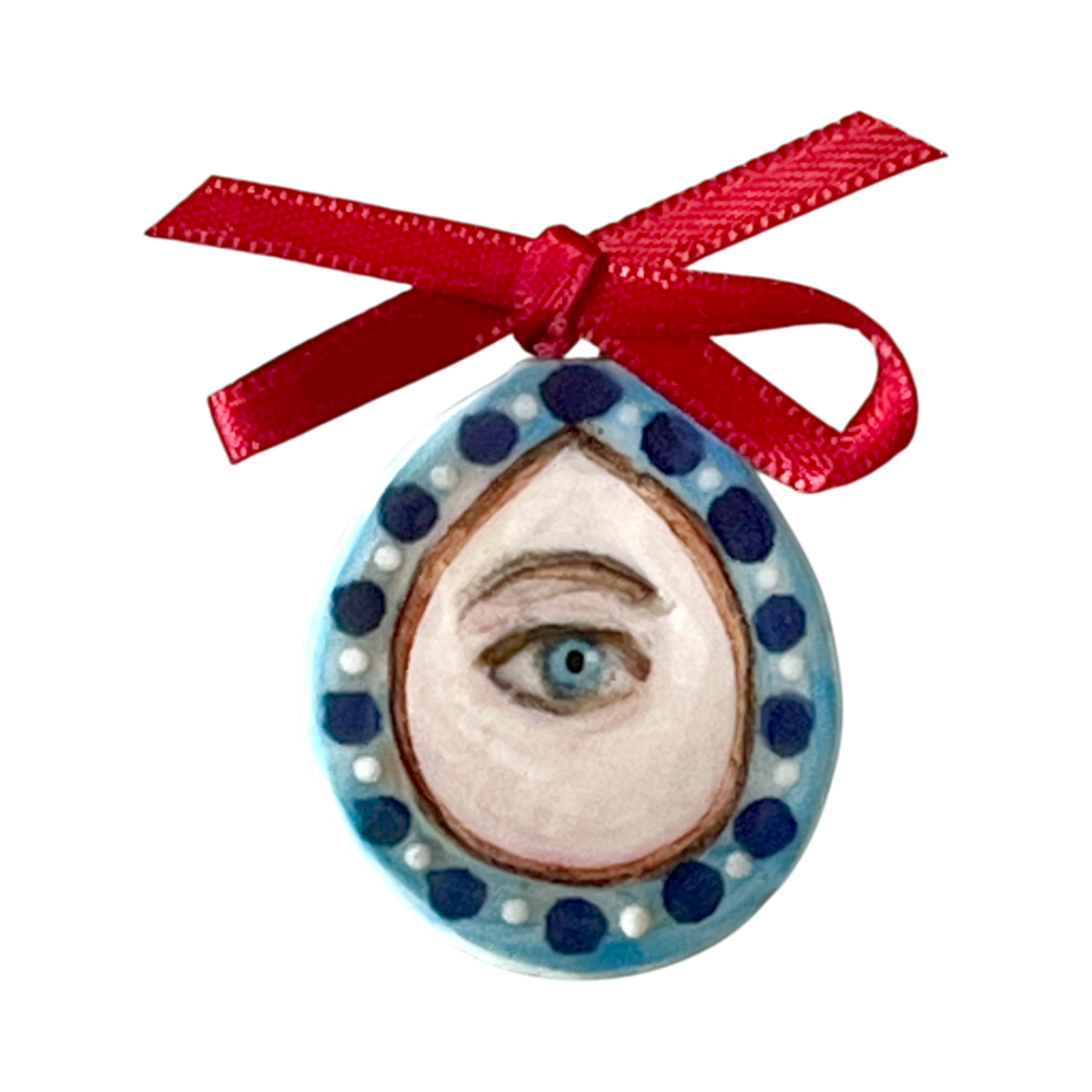 No. 214 Lover's Eye Charm - Sapphires