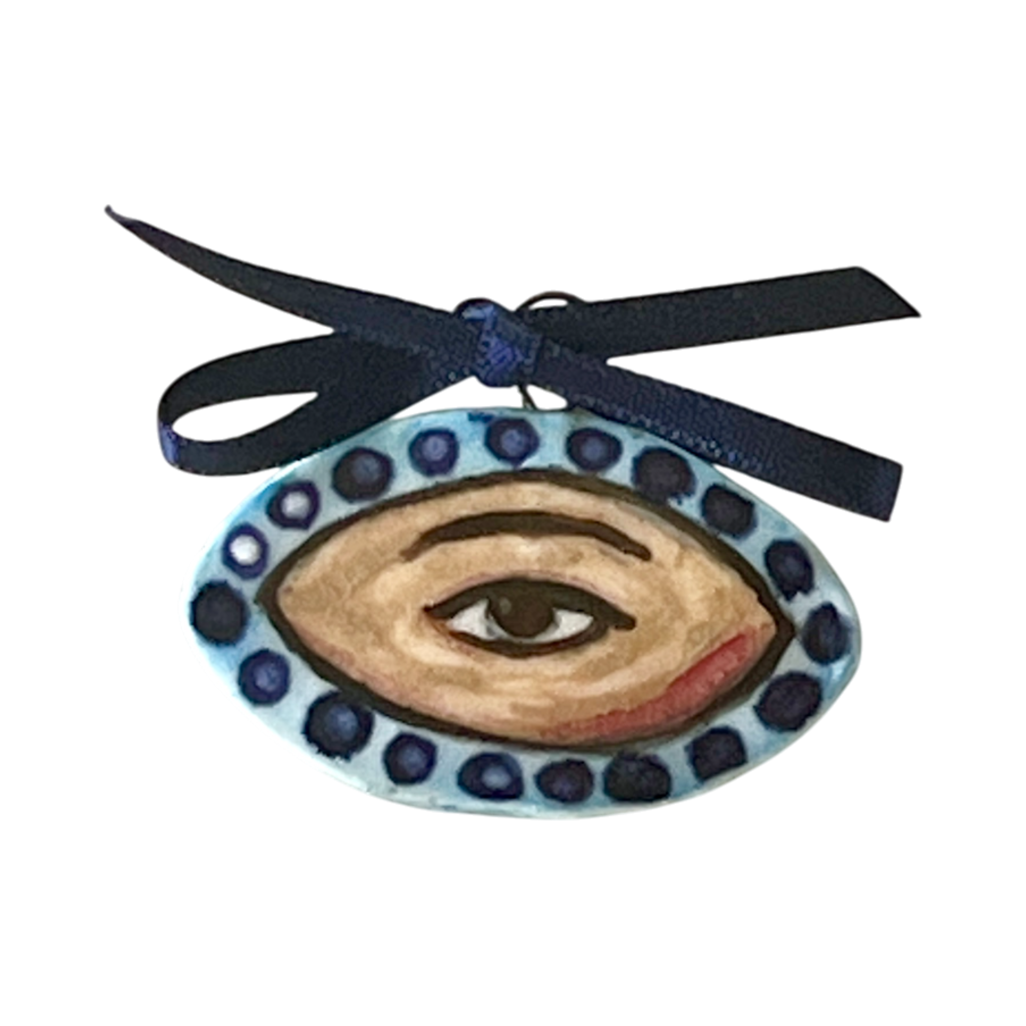 No. 216 Lover's Eye Charm - Sapphires