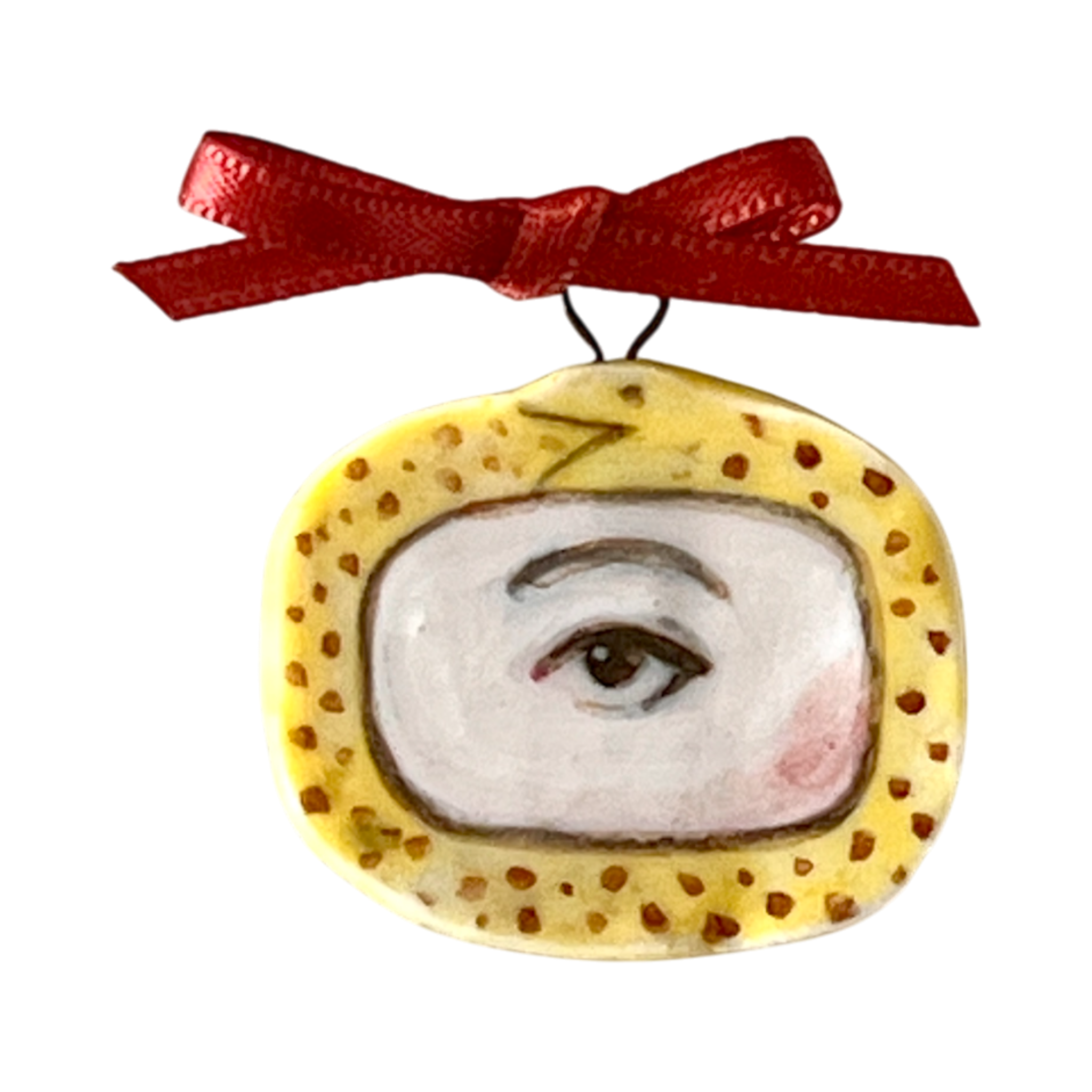 No. 231 Lover's Eye Charm - Spotted Ouroboros