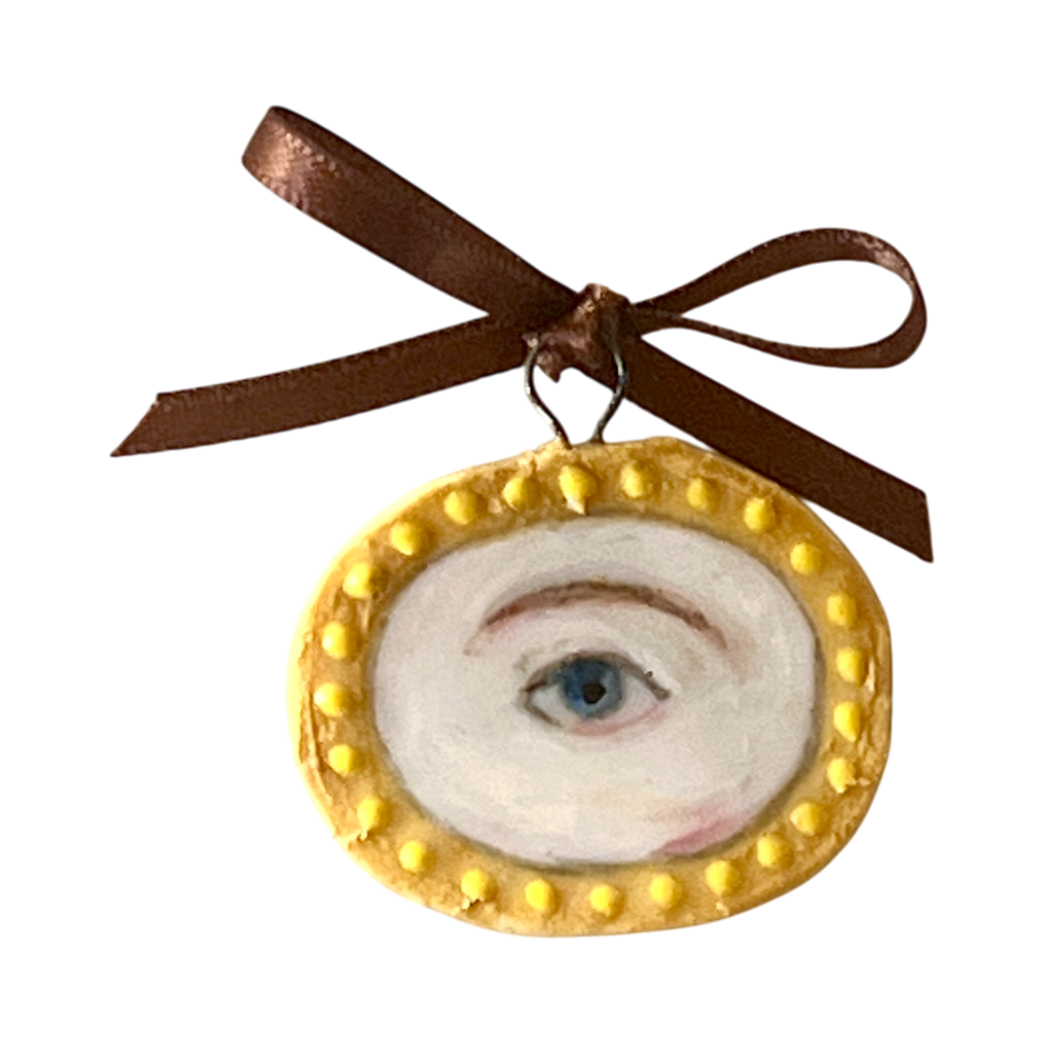 No. 232 Lover's Eye Charm - Gold