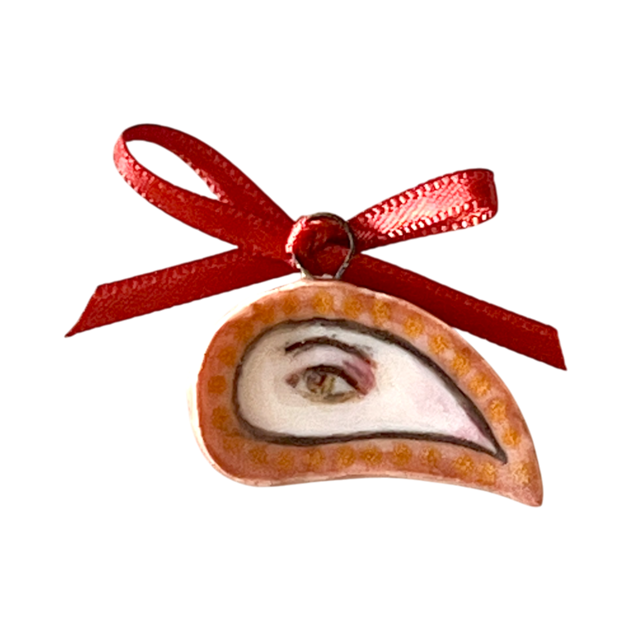 No. 234 Lover's Eye Charm - Coral