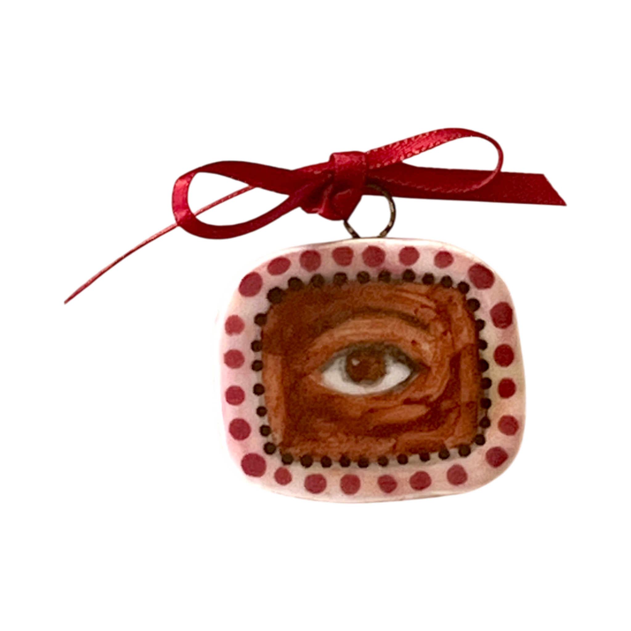 No. 251 Lover's Eye Charm - Rubies